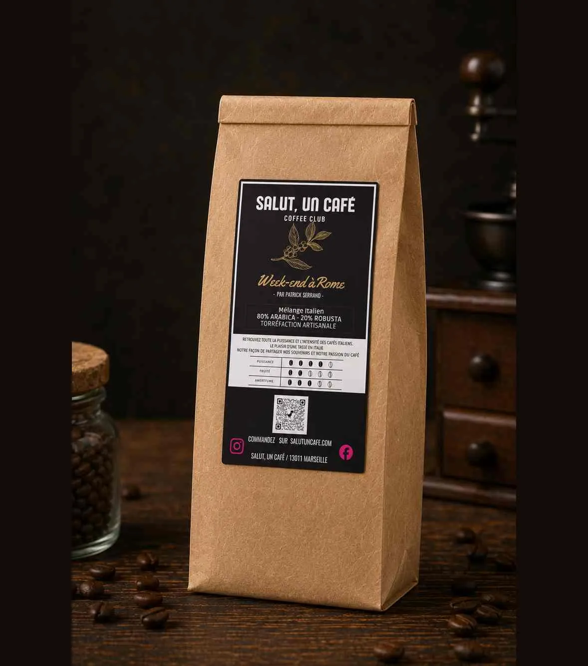 Salut un café CAFÉS EN GRAINS WEEK END A ROME