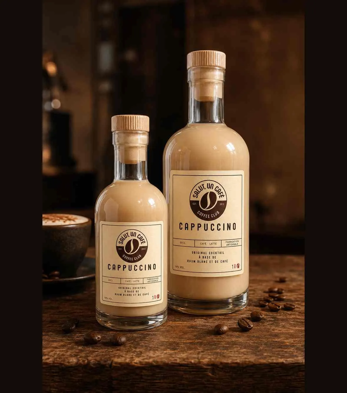 Salut un café COCKTAILS A BASE DE RUHM CAPPUCCINO