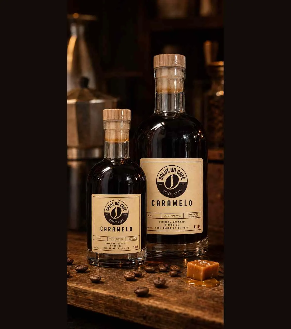 Salut un café COCKTAILS A BASE DE RUHM CARALELO